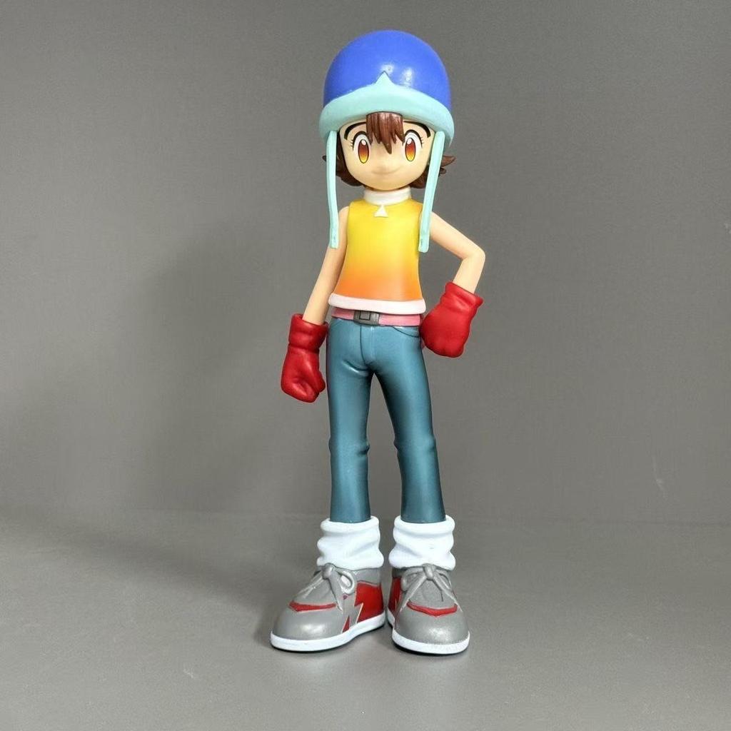 In stock New Digimon Adventure Figures Sora With Piyomon Anime Gk Model Toy Doll Toys Gifts
