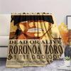 1PC Roronoa Zoro Patterned Flannel Blanket Suitable For All Seasons For Home Decor Warmth And Comfort Gifts Holiday Present