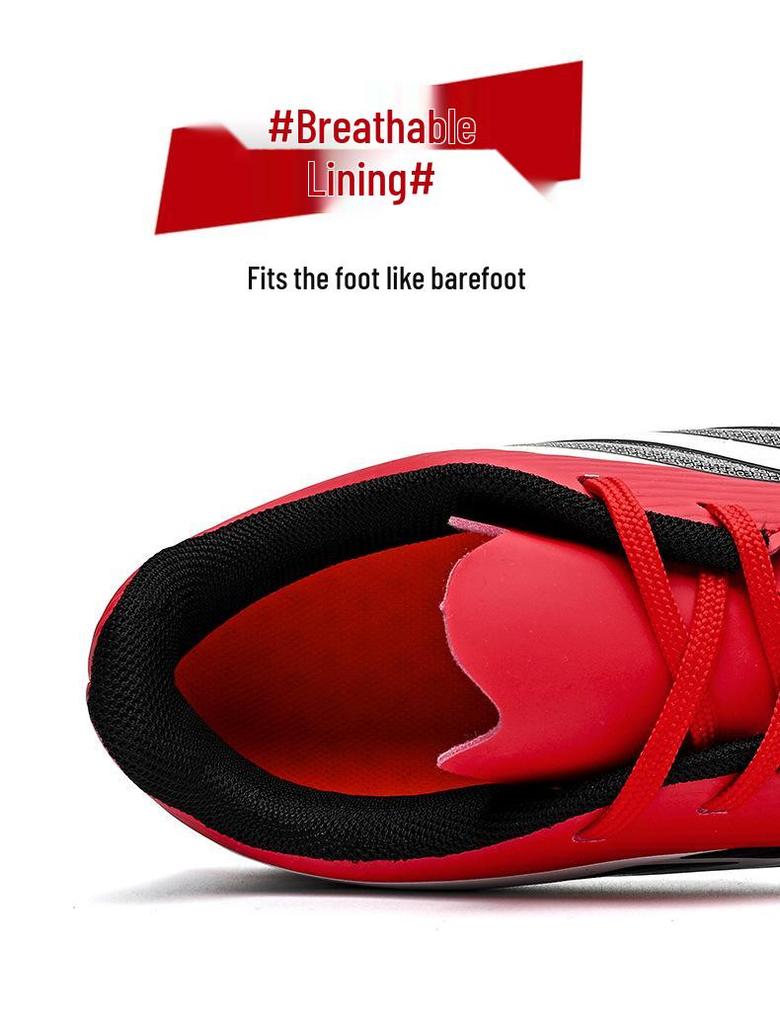 Unisex AG Long Spike Soccer Shoes - Ideal for Teens & Students In Training and Competition