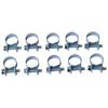 30Pieces Multiple Size Pipe Clamp Set for Liquid Transfer Systems 9/16Inch 5/8Inch Stainlesses Steel Hose Fasteners