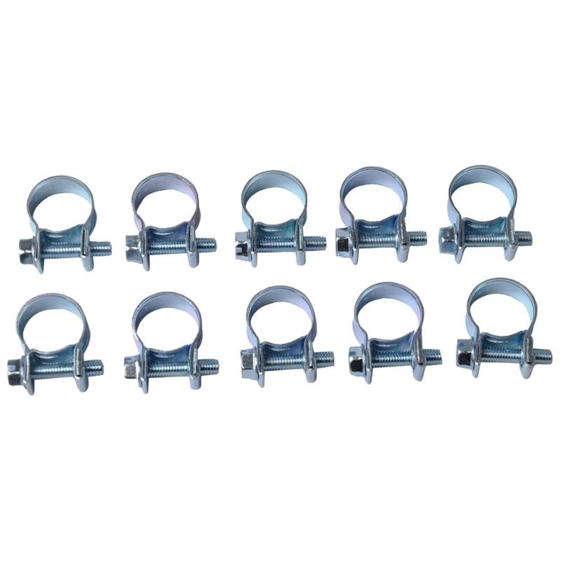 30Pieces Multiple Size Pipe Clamp Set for Liquid Transfer Systems 9/16Inch 5/8Inch Stainlesses Steel Hose Fasteners