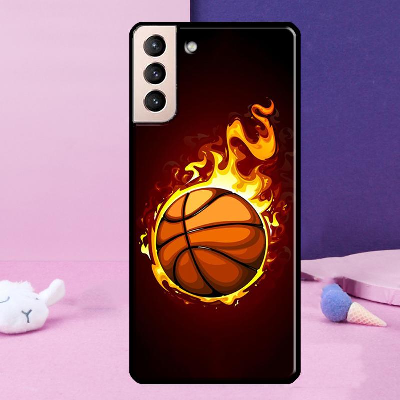 Basketball Sports Phone Case For Samsung Galaxy S25 Ultra S24 Ultra S9 S10 S20 S21 S22 Plus S23 S24 FE Cover
