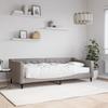 VidaXL Daybed with Mattress Taupe 90x200 Cm Fabric 3197411