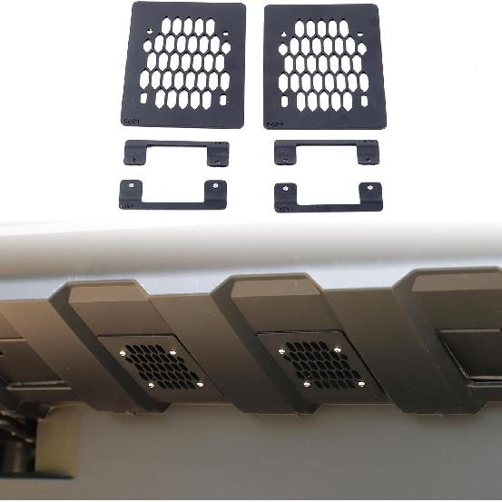 

Front Guard Intake Vent Cover Met Compatible with Toyota Tacoma 2024 2025, Car Exterior Protection Accessories (Red) чёрный