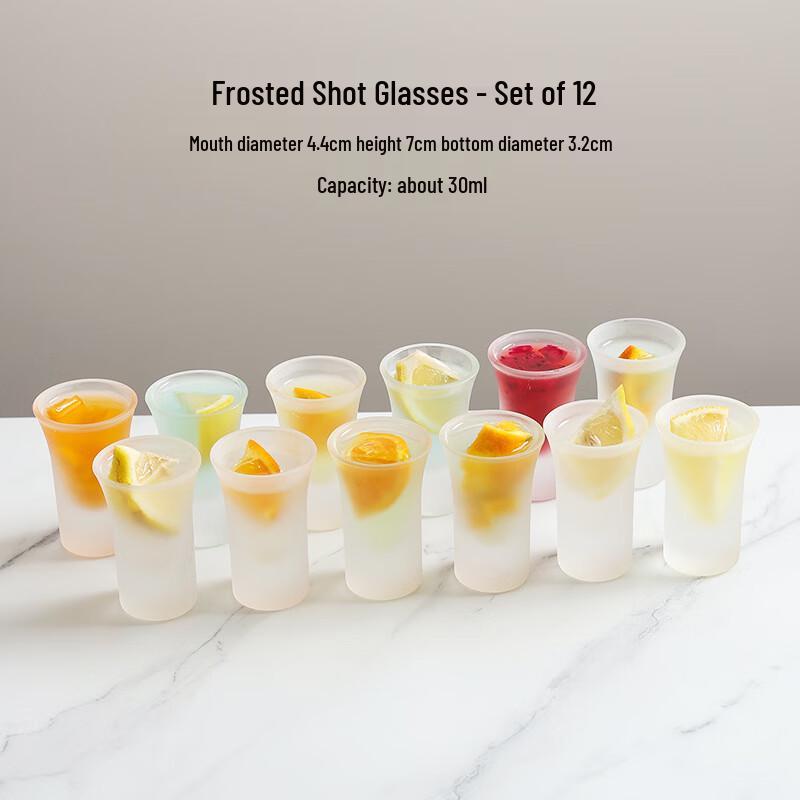 Набор матовых рюмок-шотов Set of 12 (30ML each)