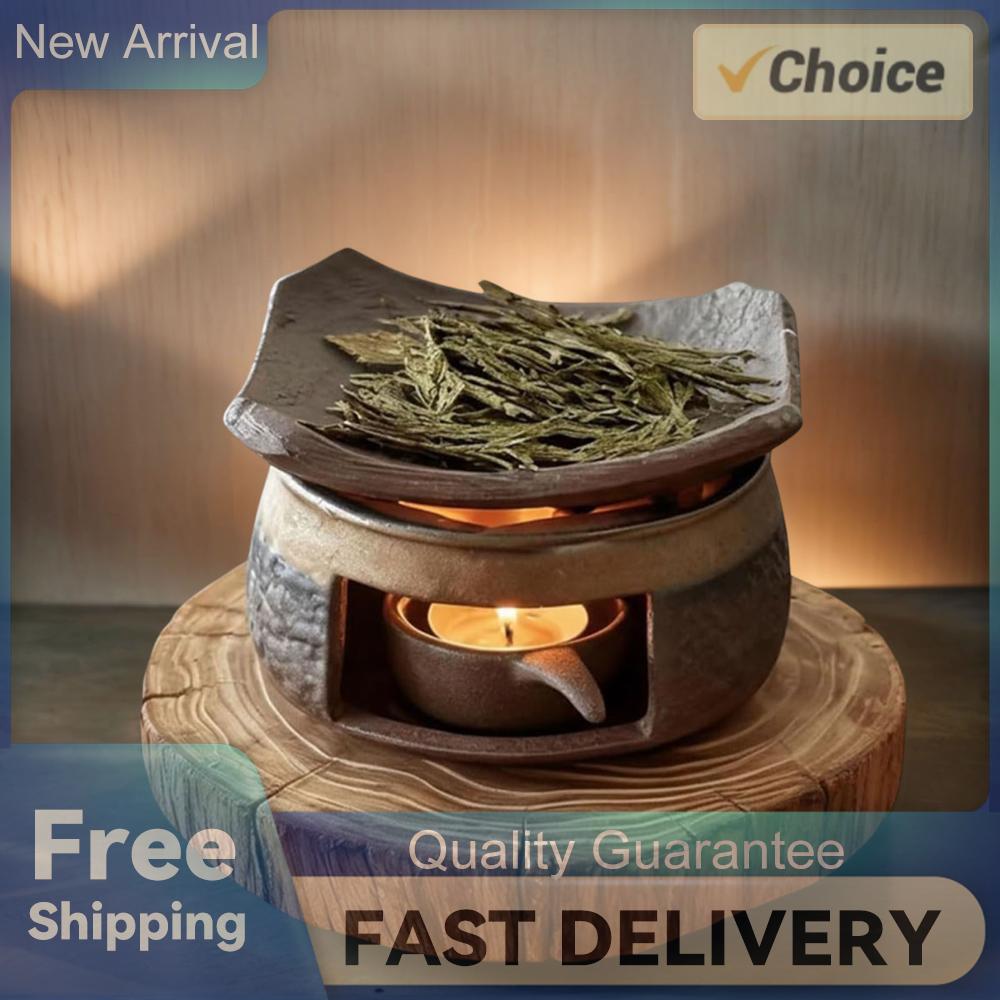 

Ceramic Aromatherapy Stove Essential Oil Burner with Tealight Holder Zen Aromatherapy Burner for Home Office Decor China Mainland