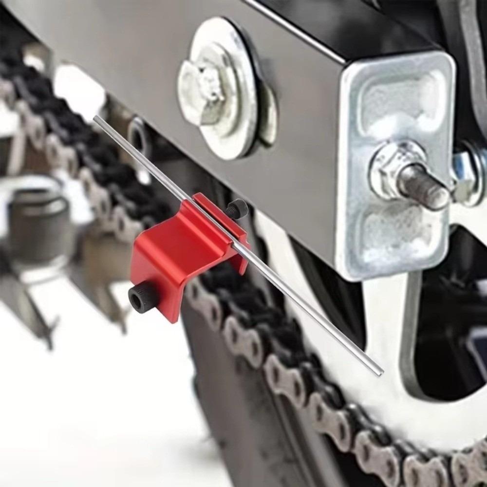 Lightweight Motorcycle Chain Alignment Tool Quick Adjustment Vehicle Chain Tool