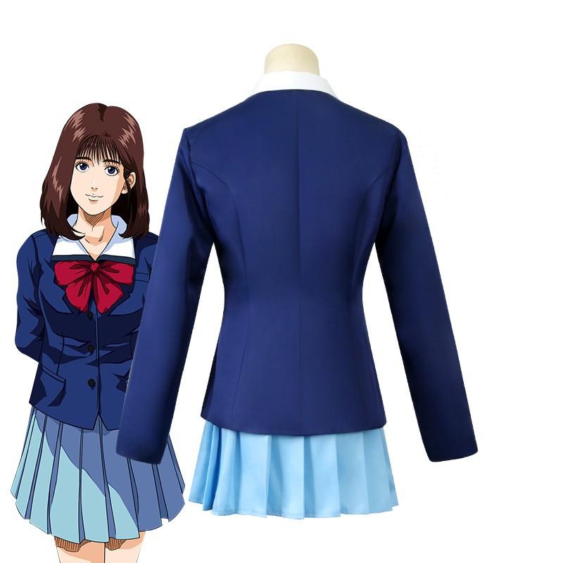 Comic Anime Slam Dunk Haruko Akagi Cosplay JK School Wigs Bow Sexy Woman Pleated Skirt Halloween for Woman Costumes