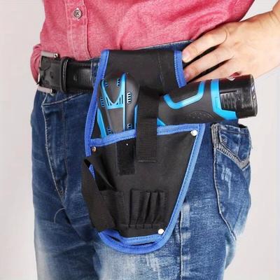 High Quality Portable Cordless Drill Holder Holst Tool Pouch For 12v Drill Waist Tool Bag Drop Ship