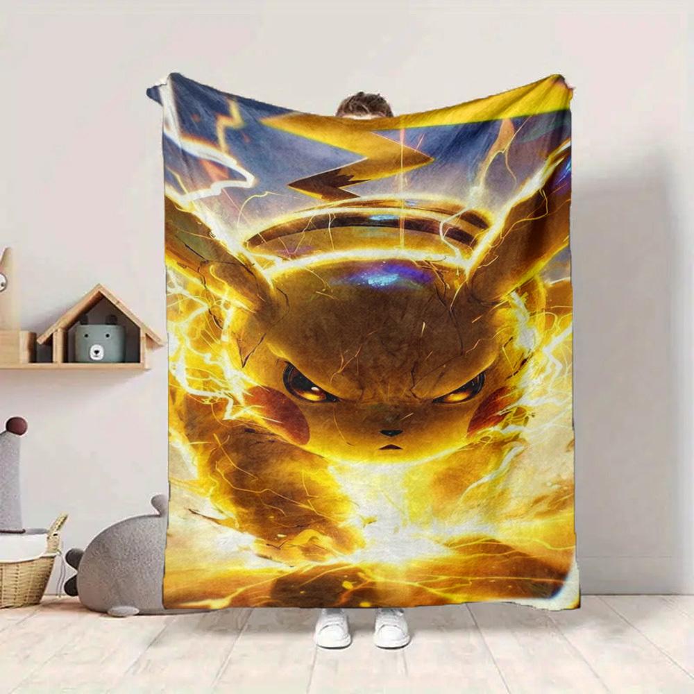 1PC , Electric Type Blanket Lightweight Flannel Throw Blanket for Sofa, Bed, Travel, Camping, Livingroom, Office, Couch