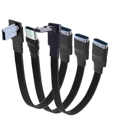 5CM-3M 90 Degree Micro B Mini Type-c USB  Male To  Type-c Female Elbow Adapter Converter Connector for Phone Tablet 5CM 10CM