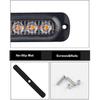 Anki HappiGo ANKIA 2PCS LED Side Marker Strobe Warning Lights Grille Lamp Flashing Beacon Blinker Emergency Hazard for Tow Car Truck Trailer Pickup