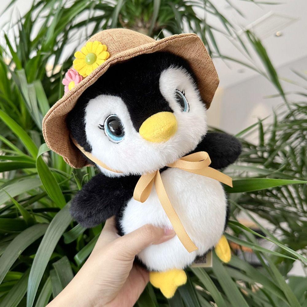 Plush Lovely Hat Penguin Dolls With Hat Plush Hat Penguin Toy  Children Toys