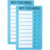 Dry Erase Chore Chart for Kids with Planner Stickers and Dry Erase Marker (2PCs) Chore Board, ADHD Tools, to Do List Planner and Behavior Chart for