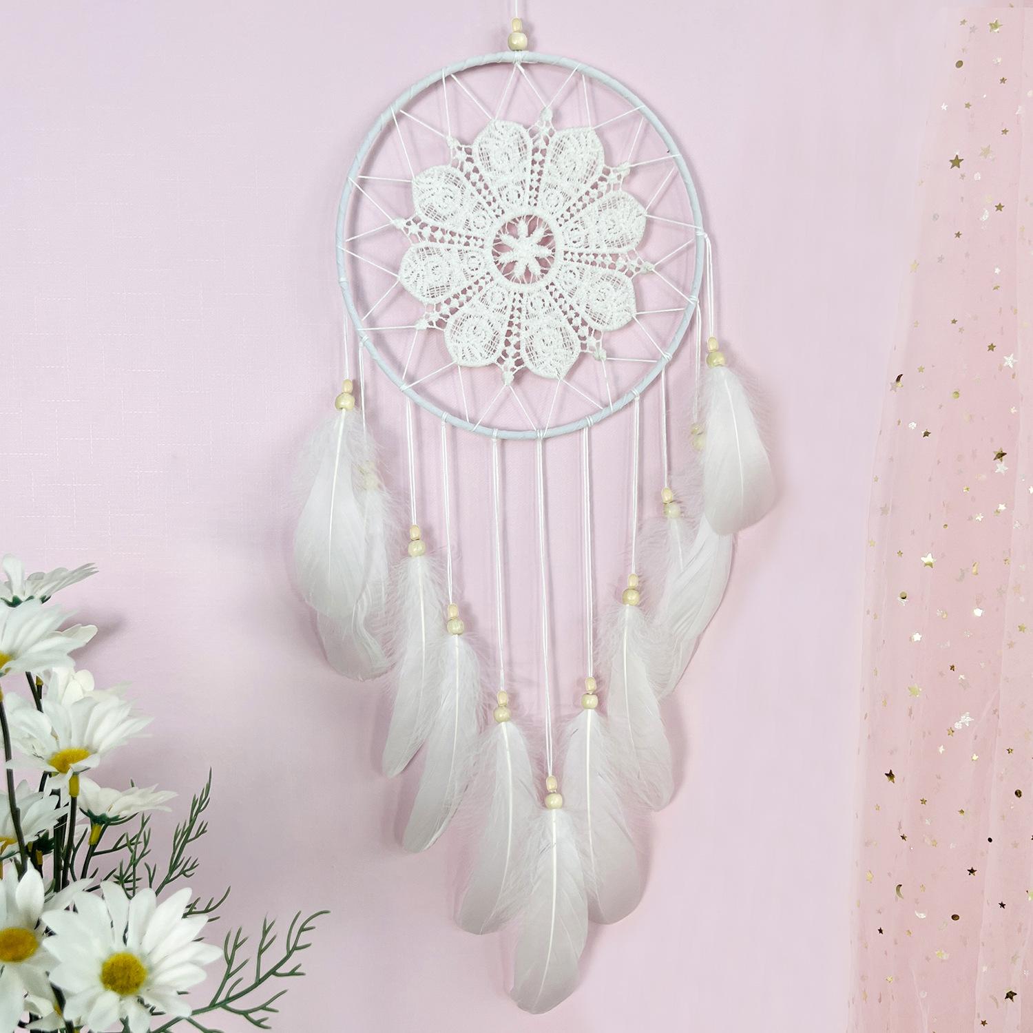 

Ловец снов Простой Ручной работы Тканый Настенный декор Подвесной Аэроподвес Декоративный Подвес для B&B