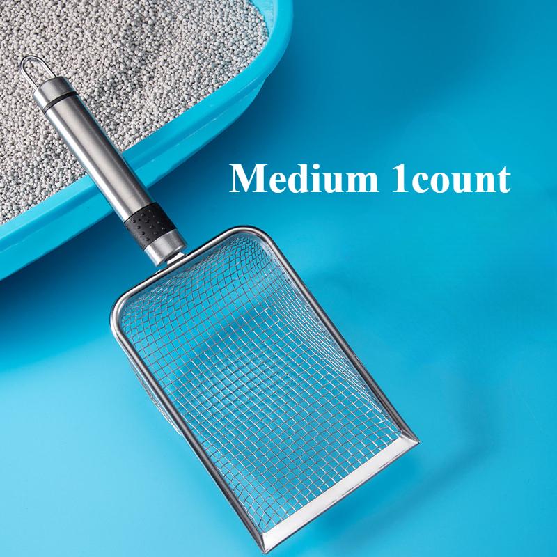 1 Piece Sand Shoveling Artifact Non-stainless Steel Cat Litter Box Shovel Shovel Fine Hole Cat Shovel Shovel
