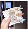 Korean Cute Colorful Shell Starfish Hair Clips Girls Women Hair Accessories