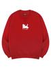 Ellamo White & Black Sweatshirt Unisex Big Size S~4Xl (B Type)