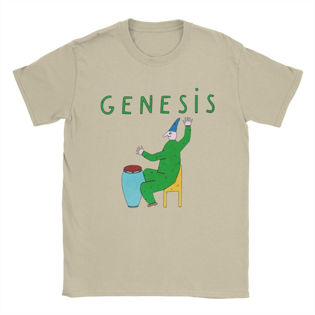 Genesis Band T Shirt for Men Pure Cotton Leisure T-Shirt Round Neck Tees Short Sleeve Tops New Arrival