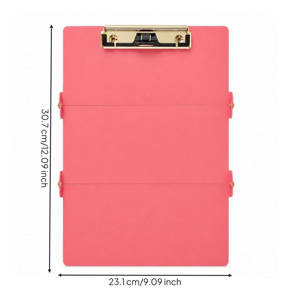 Tri-Fold Clipboard Portable Stationery Streamlined for Office