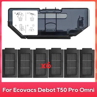 Vhodný pro ( Ecovacs Debot T50 Pro Omni ) Robotický vysavač Prachová nádobka Nádoba na prach Sběrač prachu Hepa filtr Příslušenství Náhradní díl