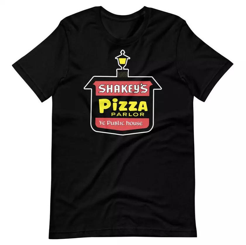 SHAKEYS PIZZA 70s Style Tee Shirt Short-Sleeve Unisex T-Shirt.webp S разноцветный