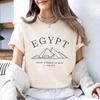Great Pyramid of Giza Tshirt Egypt Unisex Tee Women Clothing Oversized T Shirt Gothic Graphic T Shirts Women Clothes Harajuku