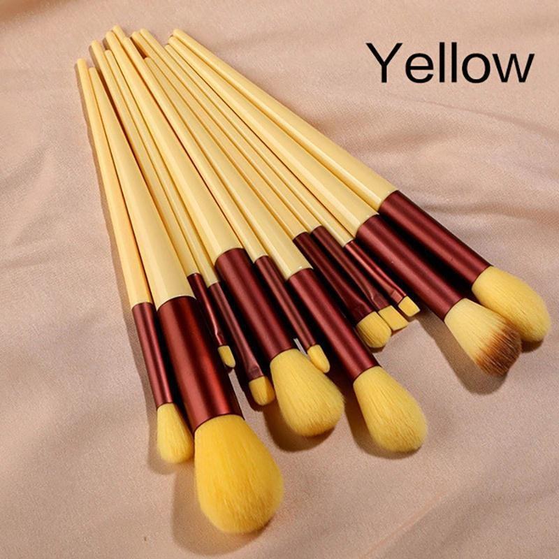 1Pack (13PCS) Makeup Brush Set Make Up Concealer Brush Blush Powder Brush Eye Shadow Highlighter Foundation Brush Cosmetic Beauty Tools