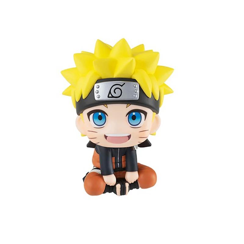 Naruto Anime Figure Toys Kakashi Action Figure Q Version Kawaii Sasuke Itachi Figurine Car Decoration Collection Model Toy