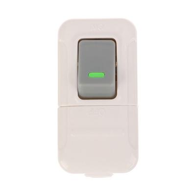 30 PCS Small Rocker Button 10A Push Button Switch 250V White Midway Control Switch Wiring Switch ON OFF Power Switch Table