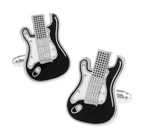 Music Series Men' Fashion Cuff Links Musical Instrument Guitar Microphone Piano Violin Drum DJ Design Quality Brass Cufflinks
