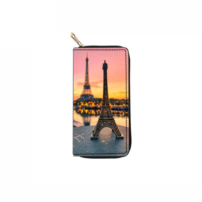 Peněženka Eiffelova věž s dlouhým zipem, psaníčko