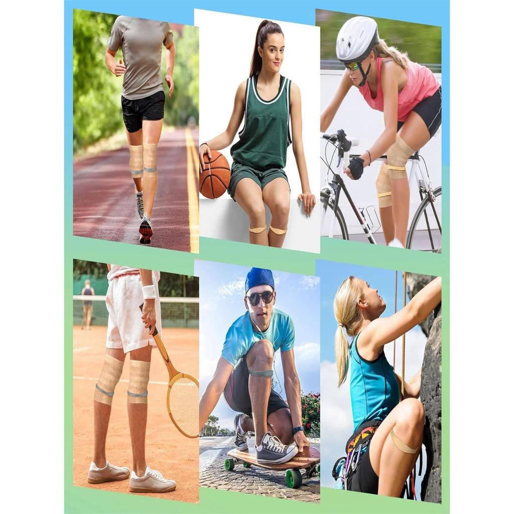 2 PC Elastic Fixed Protection Kneecap Patella Knee Belt Pressure Protection Patella Protector Patella Knee Strap Knee Joint Rope