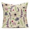 Decorative Throw Pillows Case Purple Plant Flower Lavender Polyester Pillow Cushion Cover For Living Room Sofa Car Home Decor