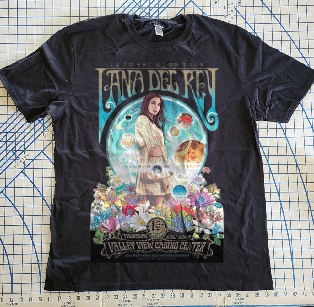Lana Del Ray LA To The Moon Tour 2018 Black T Shirt Unisex L