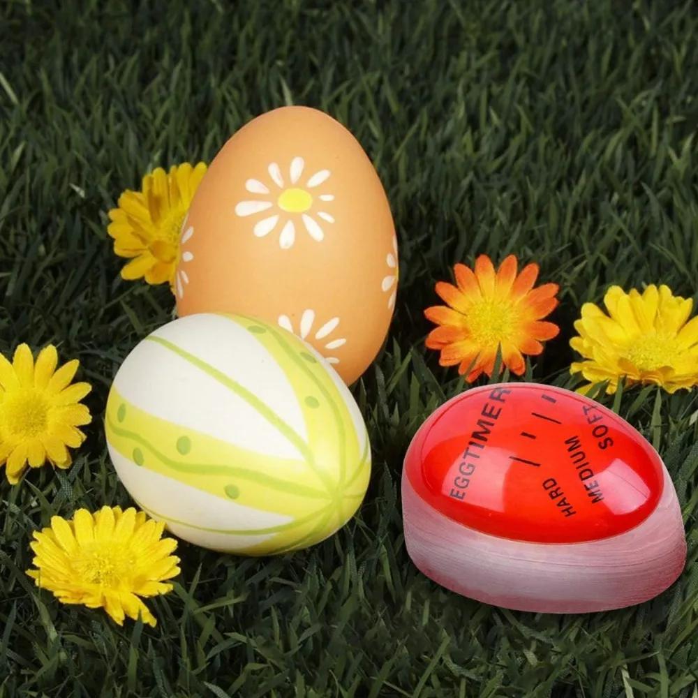 1 Pack Egg Timer Kitchen Electronic Timer Tool Color Changing Boiled Egg Cooking Soft and Hard Environmentally Friendly Resin