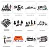 500PCS 3X7.2/4X9mm  Diesel Fuel Injector Pump Nozzle Seal Washer Aluminium Rings Repair Kits for AOWEI STR CUMMINS BOSCH