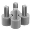 4Pcs Wheel Connectors Motor Adapter Compatible with Lego Cross Shaft Coupling for DIY Robot Car Motor Shaft Coupler