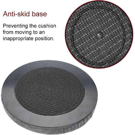 

Поворотная подушка сиденья для автомобиля, Вращающаяся на 360 градусов подушка сиденья автомобиля, Портативная поворотная дисковая подушка для беременных женщин, пожилых людей, Компактный размер 15 дюймов, Легкое поворачивание
