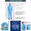 Traje de Monos Protectores Reutilizables de Lujo Con Aislamiento Mejorado a Prueba de Salpicaduras