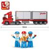 Superior-Grade Sluban 345Pcs Top-Grade Simcity Premium-Quality Urban High-Standard Freight First-Class Vehicles Superior-Grade Construction-Set