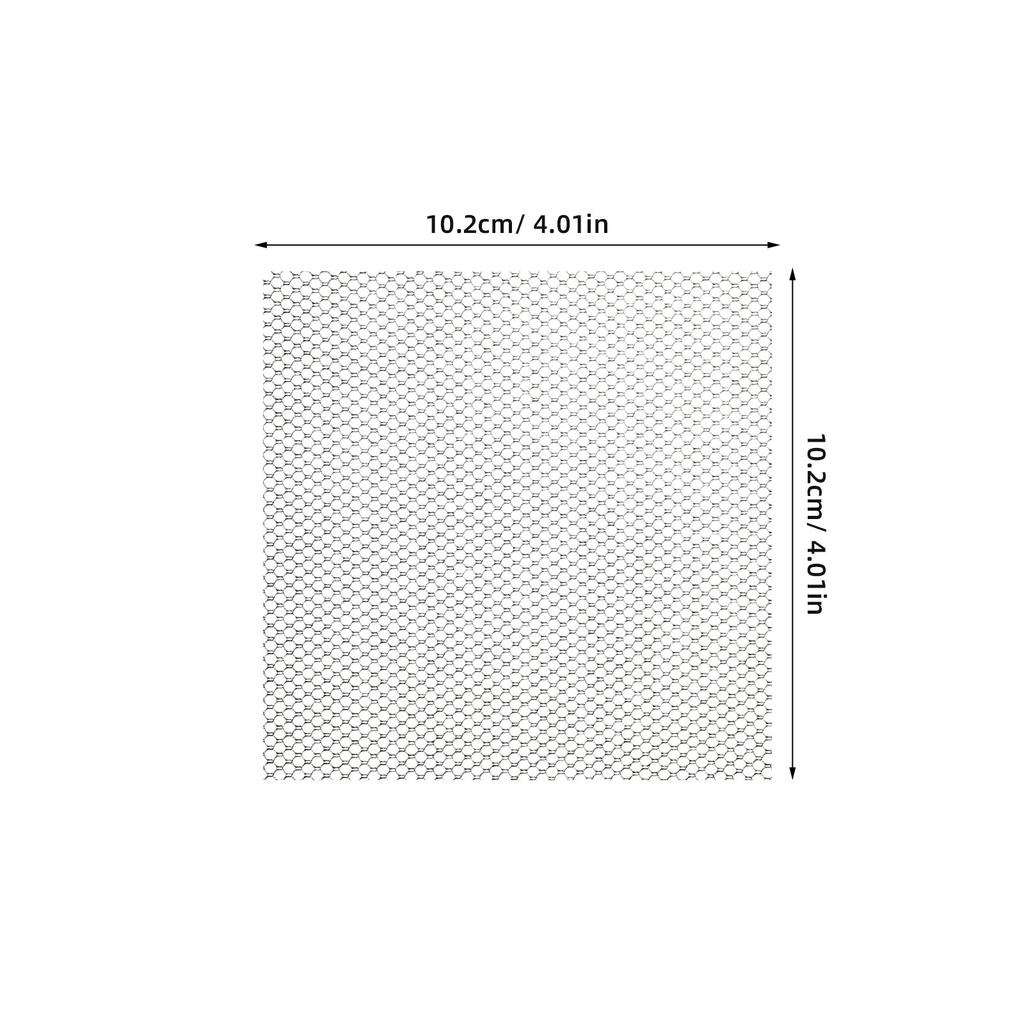 30Pcs Lightweight Eye Mesh Sheet for Mask Making Clear Visibility Mesh Fabric for Cosplay Costume DIY Crafts Stage Performance