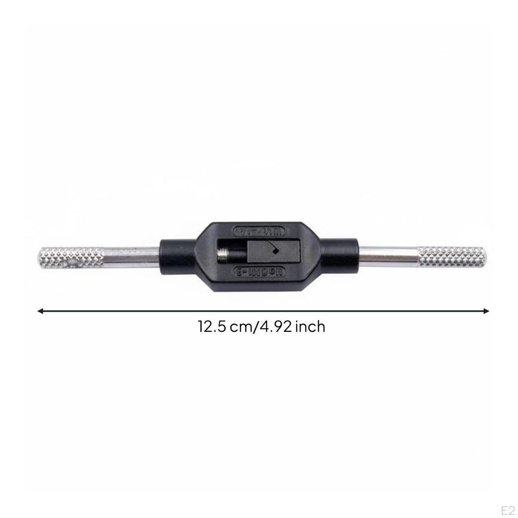 Adjustable Tap Wrench High Hardness Manual Threader Heavy Duty for Professionals