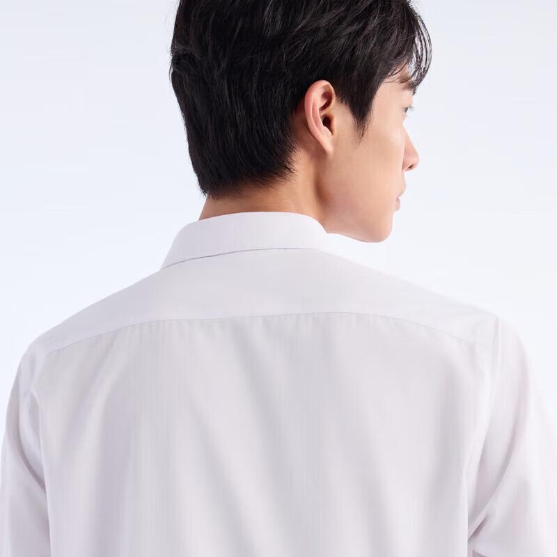 Joimage Men's Formal Long-Sleeve Mulberry Silk Blend Shirt