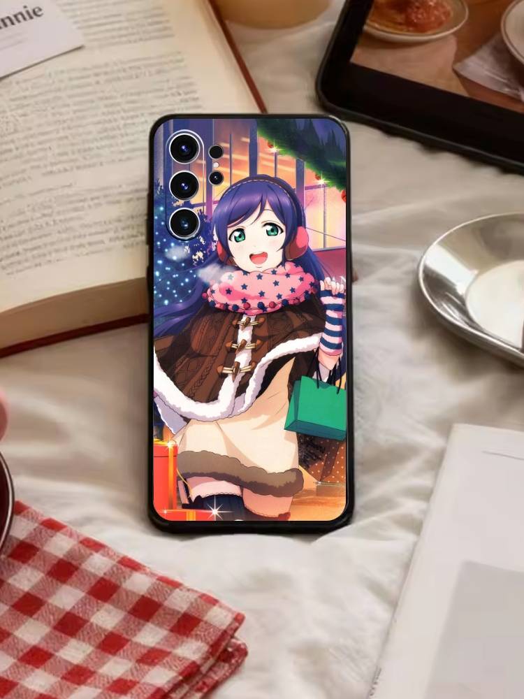 Love Live-Sonoda Umi Phone Case For Samsung S26,S25,S24,S23,S22,S21,S20,Ultra,Plus,FE Black Soft Cover