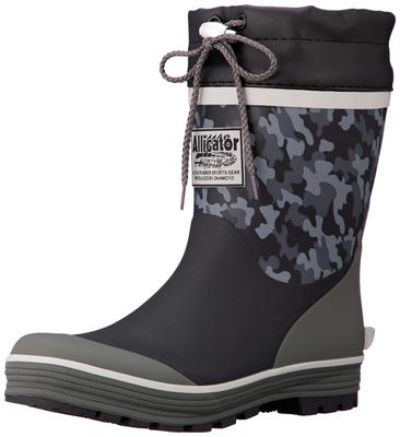 Okamoto Alligator Arbeitsshort Camouflage-Muster mit Überzug und Größe Herrenstiefel/Regenstiefel, Schnelltrocknend, Schweißableitendes Futter, 27.0cm (RMM-7804)