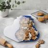 Festive Countertop Storage Box Christmas Serving Tray with Airtight Lid Decorative PP Food Organizer School Supply Moisture Proof Container Holiday