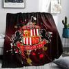 1PC Sunderland A .F Patterned Flannel Blanket Suitable For All Seasons for Home Decor Warmth and Comfort Gifts Holiday Present