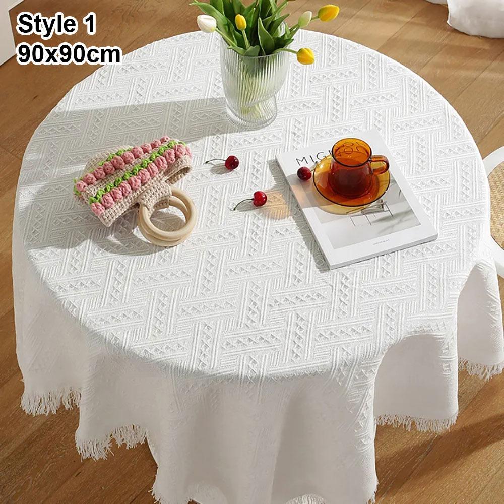 1Pcs 50x50cm 90x90cm Lace Tablecloth Round Table Square Table Dustproof Table Cloth Small Size Table Cover Desk Photo Background