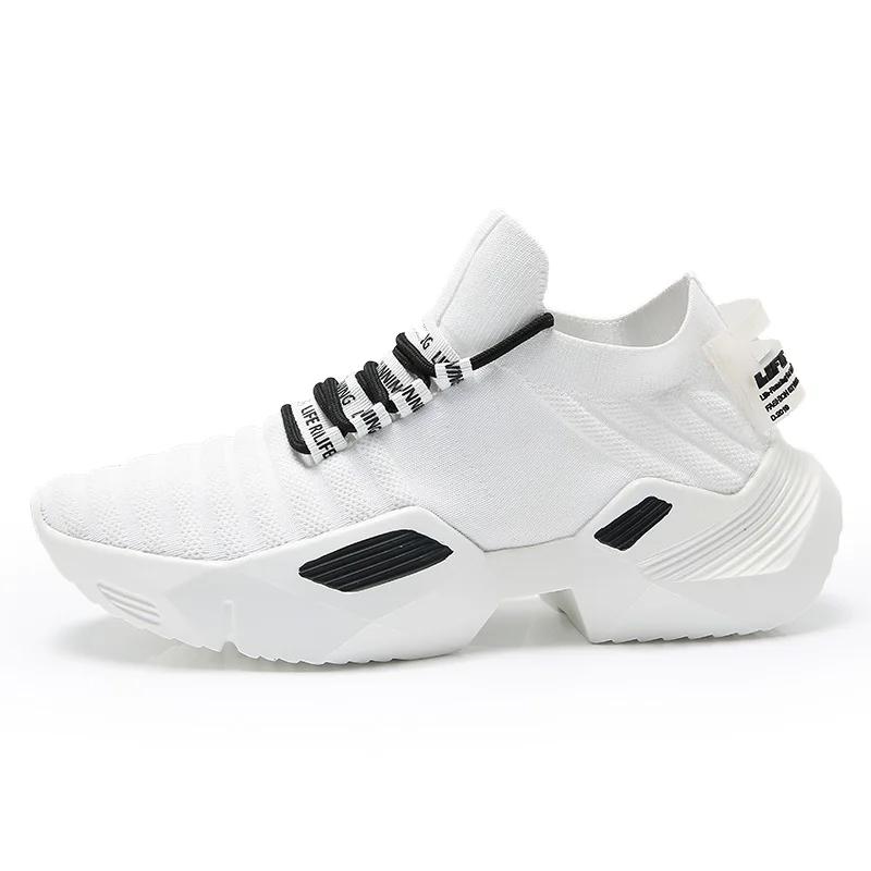 Breathable Chunky Mens Sneakers Large Size Sports Platform Men Shoes Man High Quality Slip-On Summer Shoes for Men